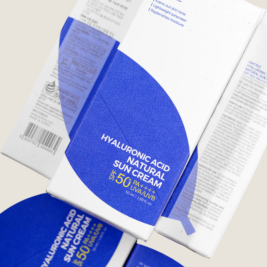 Isntree - Hyaluronic Acid Natural Sun Cream Spf 50 | Protetor Solar | Skincare Coreano