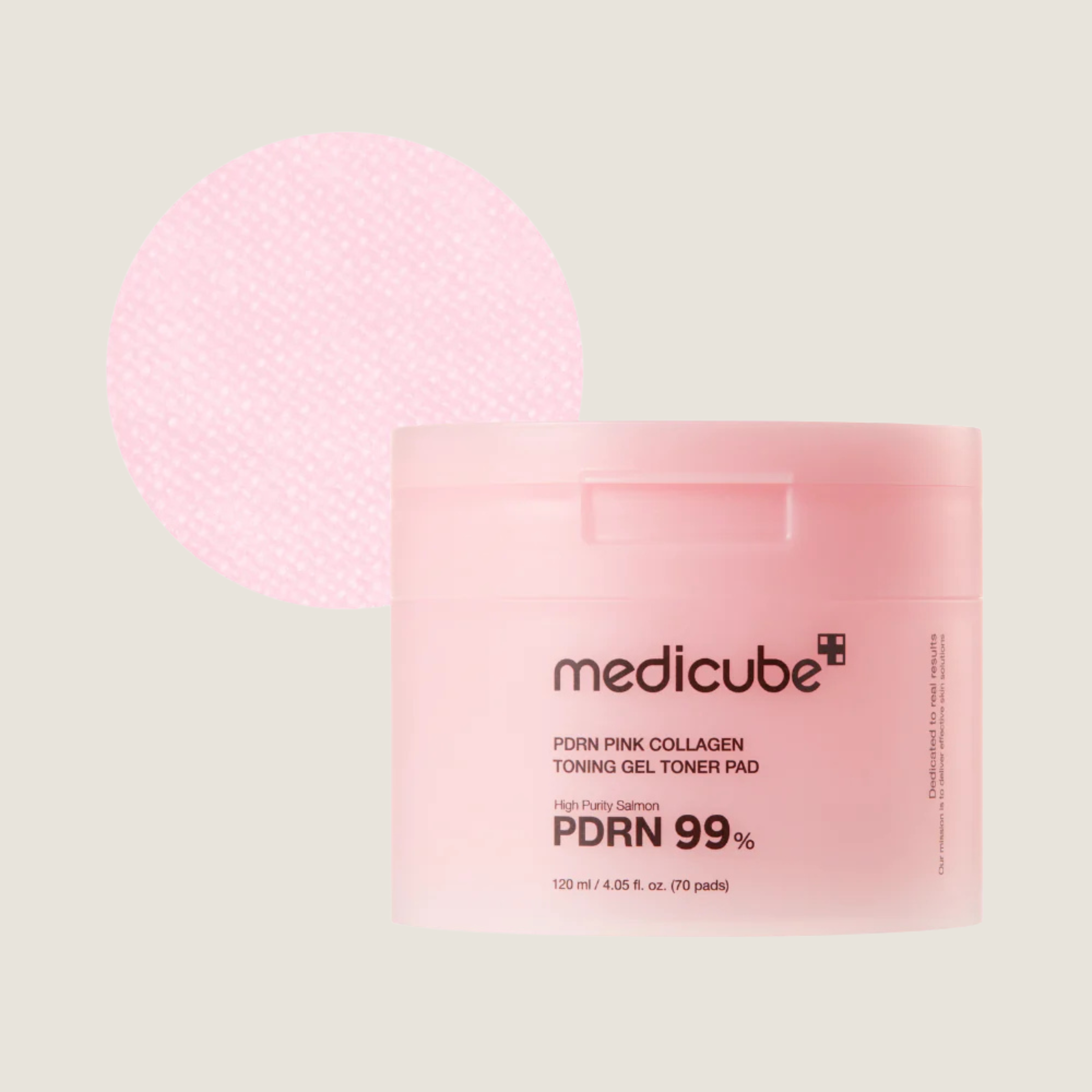 Medicube - Pdrn Pink Collagen Toning Gel Toner Pad 70 Pieces | Pads Esfoliantes | Skincare Coreano
