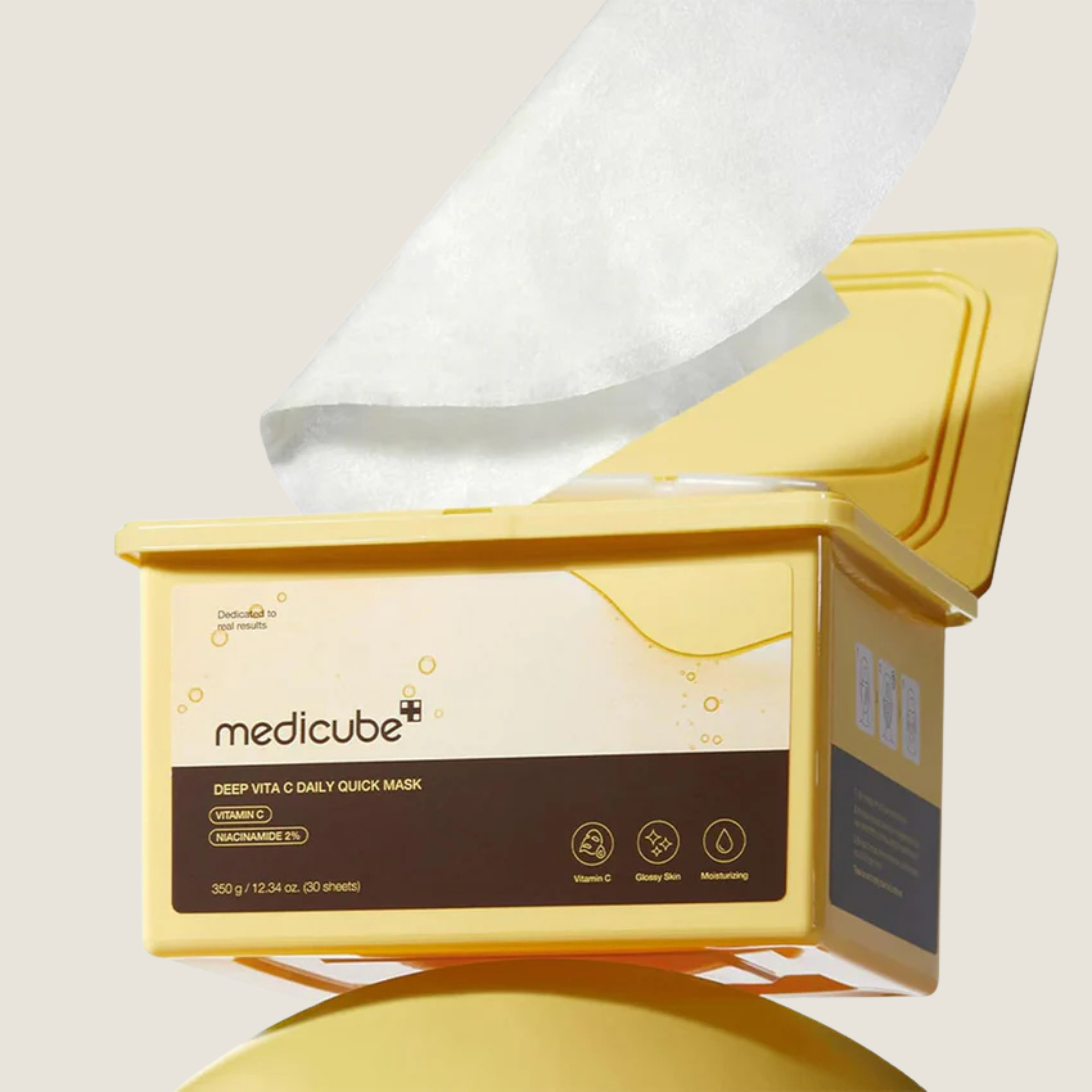 Medicube - Deep Vita C Daily Quick Mask | Máscara Facial | Skincare Coreano