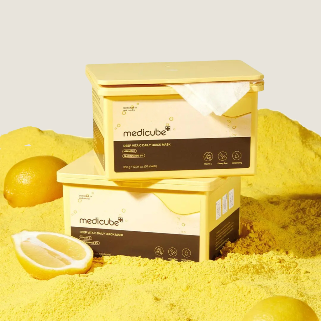 Medicube - Deep Vita C Daily Quick Mask | Máscara Facial | Skincare Coreano