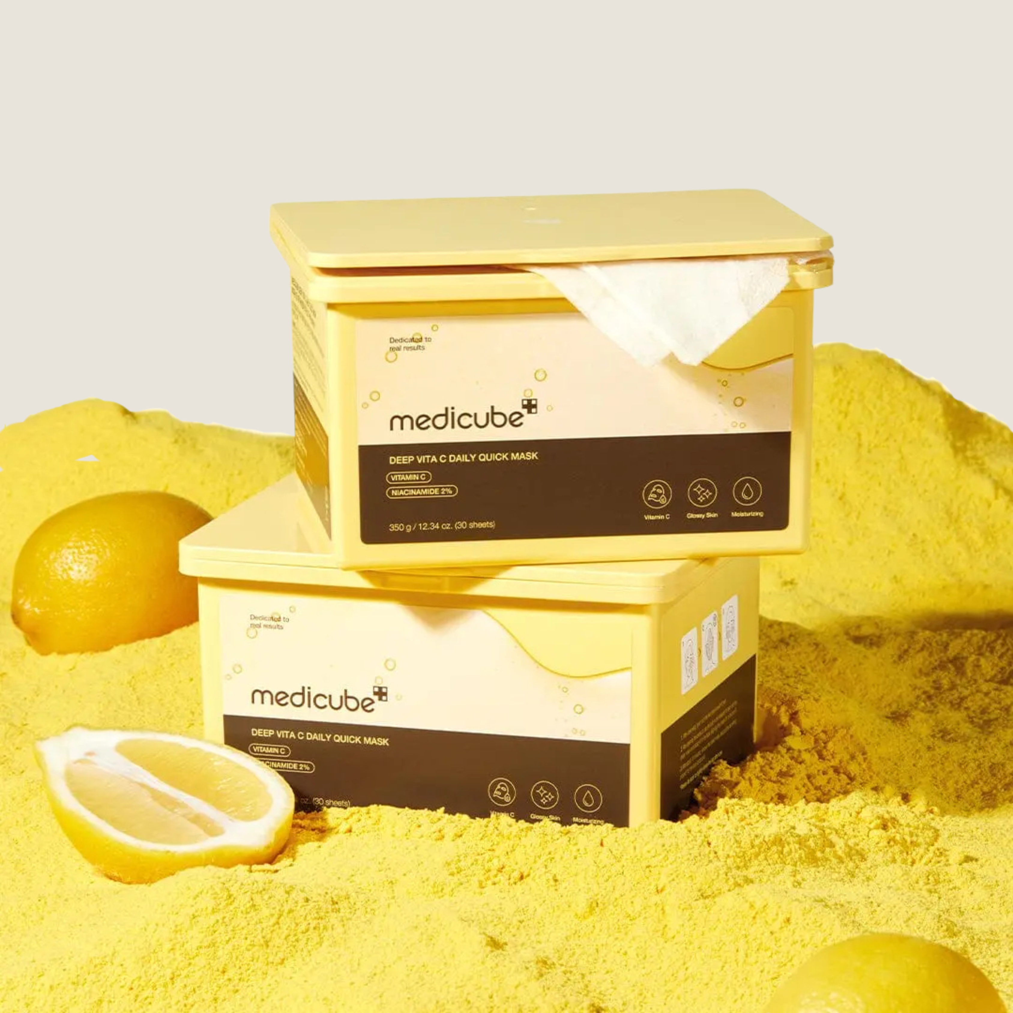 Medicube - Deep Vita C Daily Quick Mask | Máscara Facial | Skincare Coreano