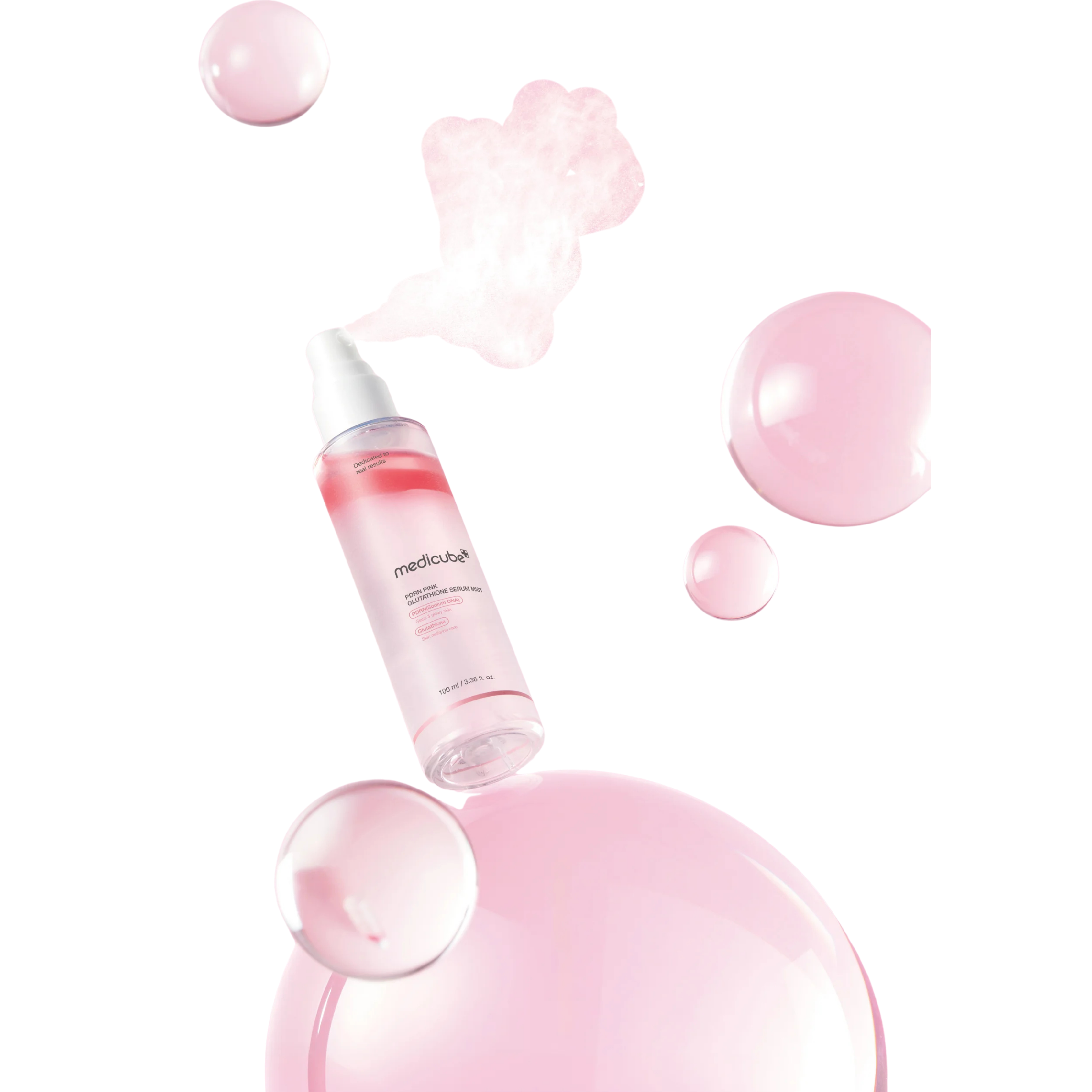Medicube - Pdrn Pink Glutathione Serum Mist | Spray Facial | Skincare Coreano