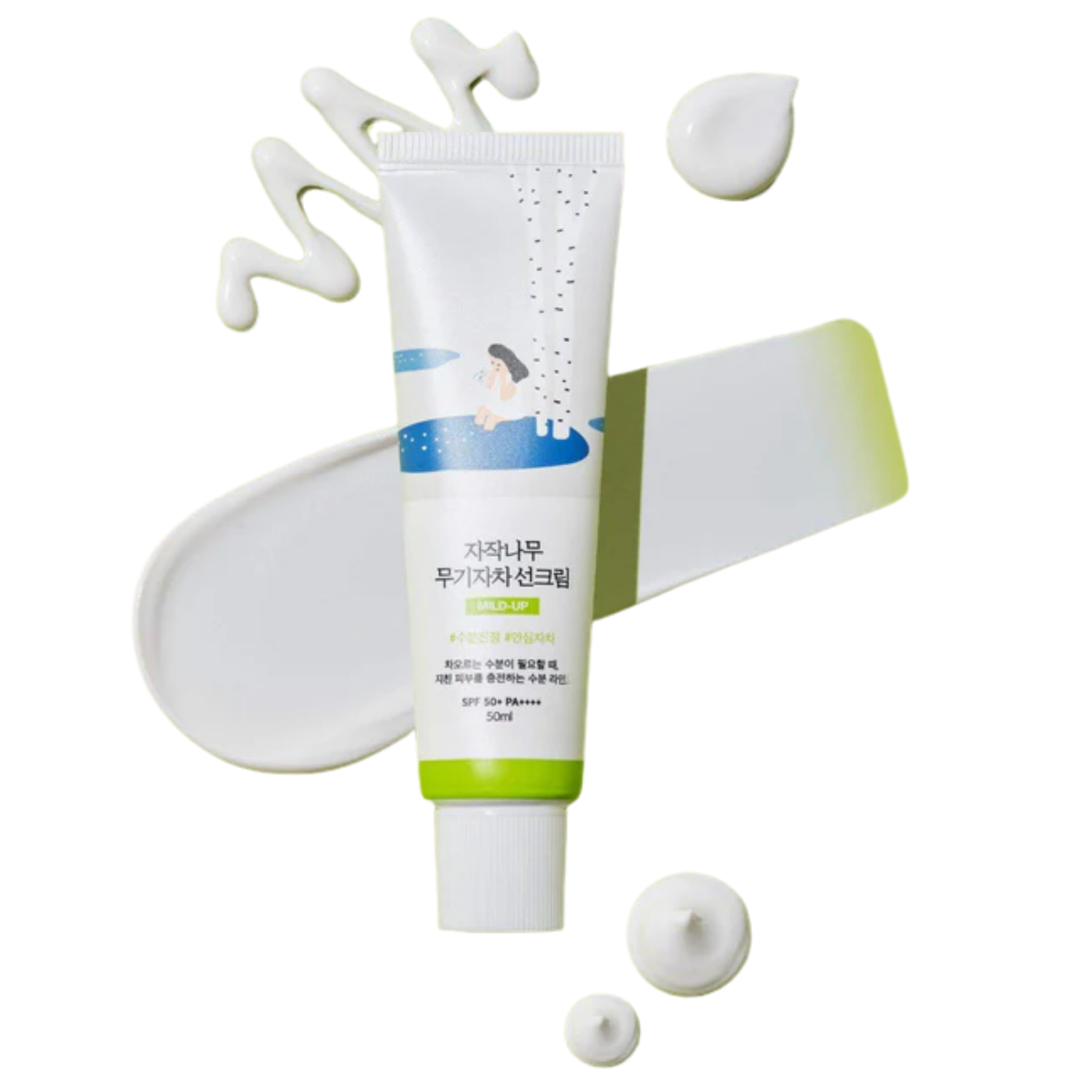 Round Lab - Moisture Mild-Up Sunscreen | Protetor Solar | Skincare Coreano