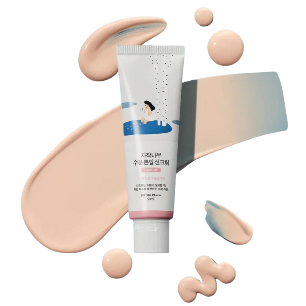 Round Lab - Birch Sap Moisturizing Tone-Up Sunscreen | Protetor Solar | Skincare Coreano